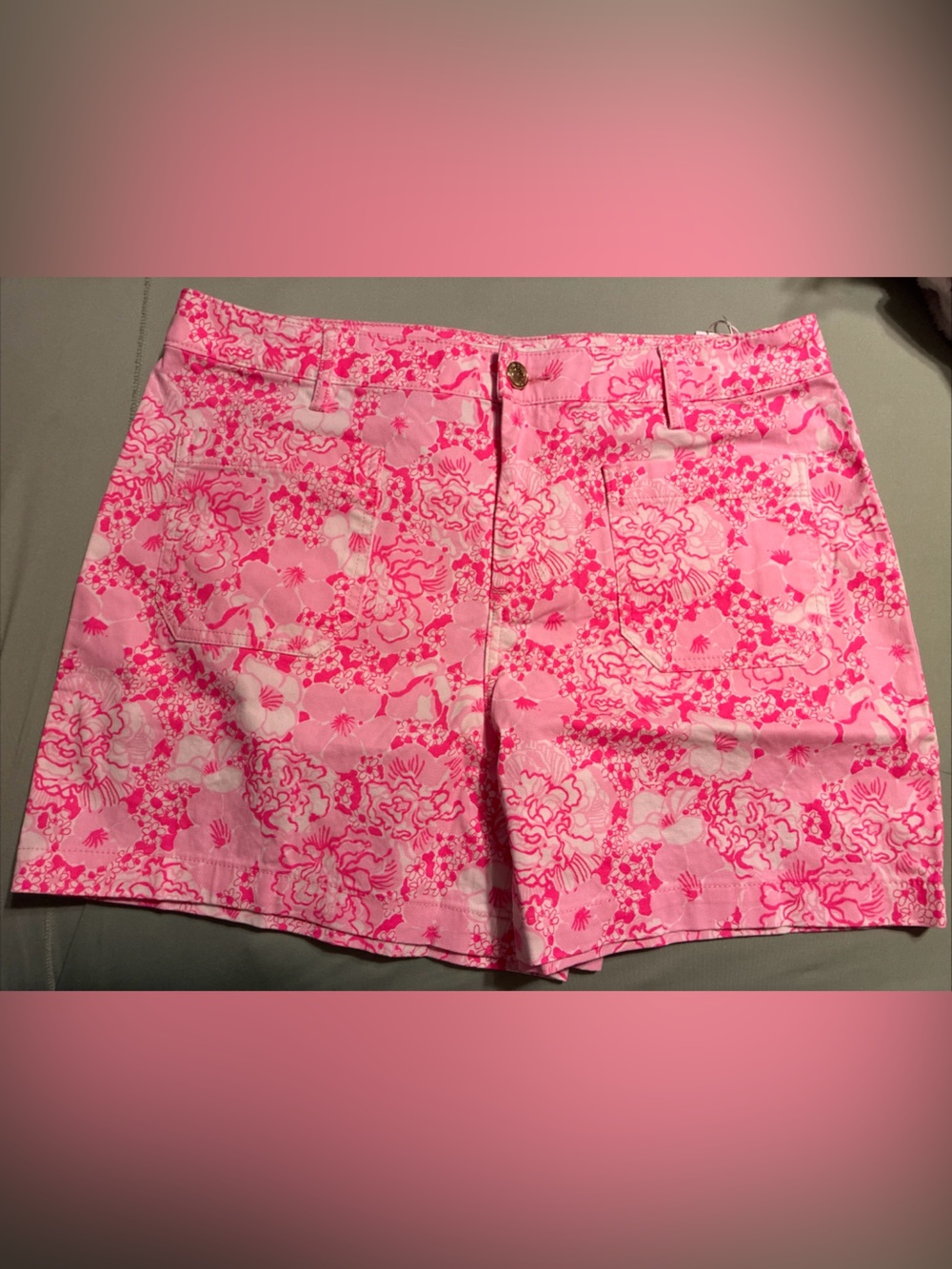 Lilly Pulitzer harleen high rise shorts size 14